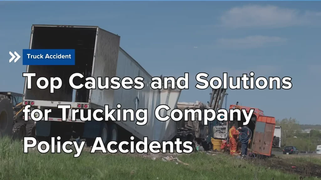 Top Causes and Solutions for Trucking Company Policy Accidents Image